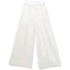 Norma Kamali Womens Boyfriend Elephant Sweatpant(Clear/White)