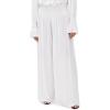 Norma Kamali Women’s Wide Leg Peasant Pants(Snow White)