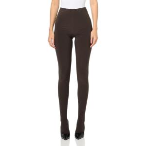 NORMA KAMALI Women’s Legging W/Footie W/O Waistband, Espresso