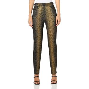 Norma Kamali Women’s High Waist Pencil Jean(Python)