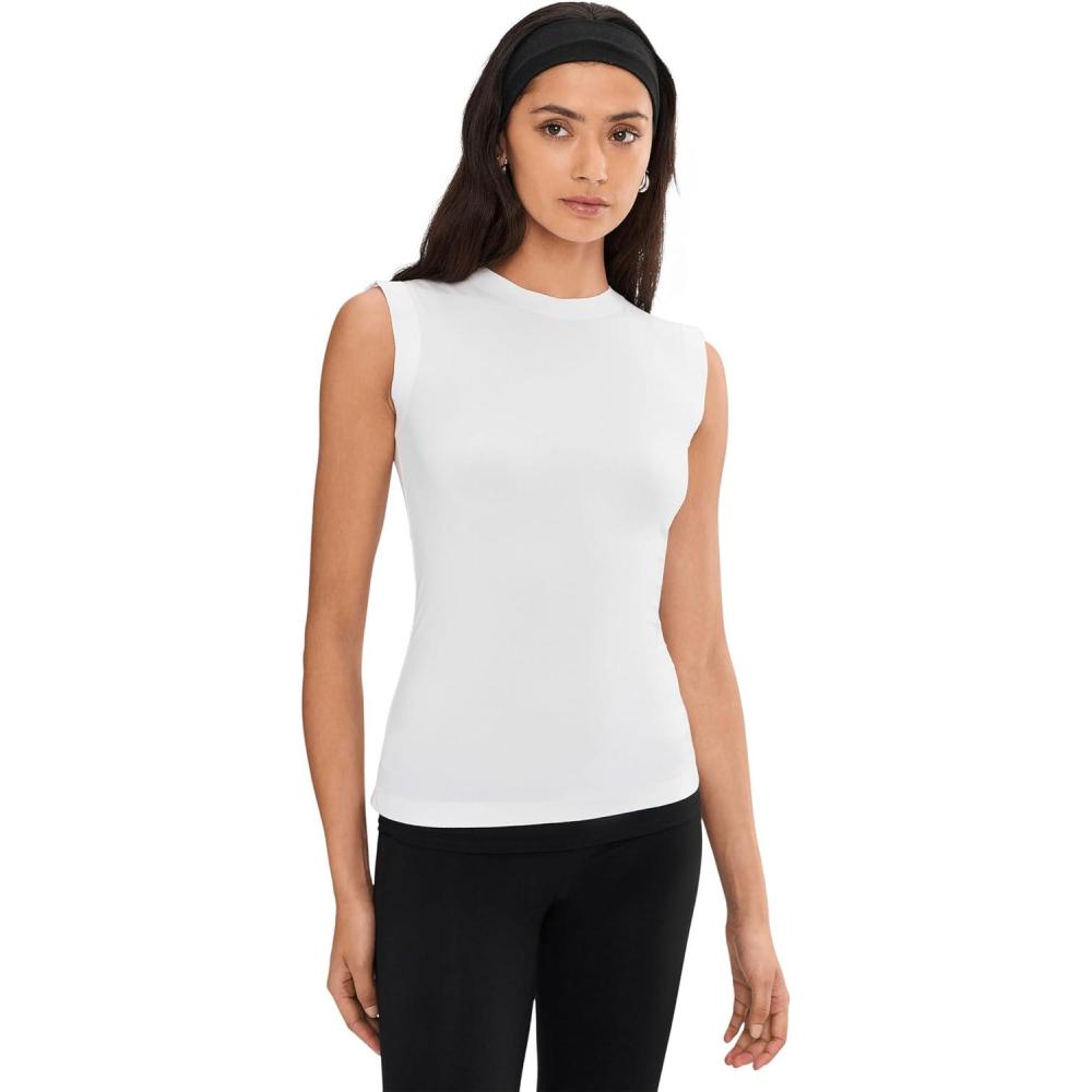 image:imageNorma Kamali Womens Sleeveless TopSnow White
