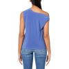 Norma Kamali Women’s Drop Shoulder Top(Military Blue)