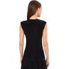 Norma Kamali Womens Sleeveless Top(Black)