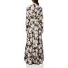 Norma Kamali Women’s Super Oversized Boyfriend Nk Shirt Flared Gown(Peony)