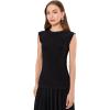 Norma Kamali Womens Sleeveless Top(Black)