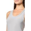 Norma Kamali Womens Racer Long Dress W/Side Slit(Grey)