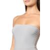 Norma Kamali Women’s Strapless Long Dress(Grey)