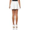Norma Kamali Women’s Flared Mini Skirt(Snow White)