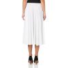 Norma Kamali Women’s Flared Skirt to Midcalf (25)(Snow White)