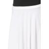 Norma Kamali Women’s Flared Skirt to Midcalf (25)(Snow White)