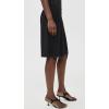 Norma Kamali Women’s Mens Pleat Bermuda Shorts(Black)