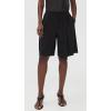 Norma Kamali Women’s Mens Pleat Bermuda Shorts(Black)