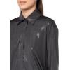 Norma Kamali Women’s Nk Shirt W/Collar Stand(Charcoal)