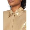 Norma Kamali Women’s Nk Shirt W/Collar Stand(Gold)