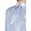 Norma Kamali Women’s Nk Shirt W/Collar Stand(Misty Blue)
