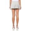 Norma Kamali Women’s Pleated Pickleball Skirt (25)(Light Heather Grey)