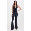 Norma Kamali Women’s Simple Vest(True Navy Pinstripe)