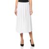 Norma Kamali Women’s Flared Skirt to Midcalf (25)(Snow White)