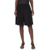 Norma Kamali Women’s Mens Pleat Bermuda Shorts(Black)
