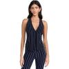 True Navy Pinstripe