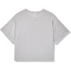 Norma Kamali womens Short Sleeve Boxy T(Grey)