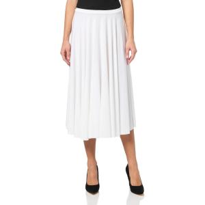 Norma Kamali Women’s Flared Skirt to Midcalf (25)(Snow White)