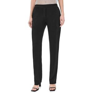 Norma Kamali Women’s Flat Front Mens Pants(Black)