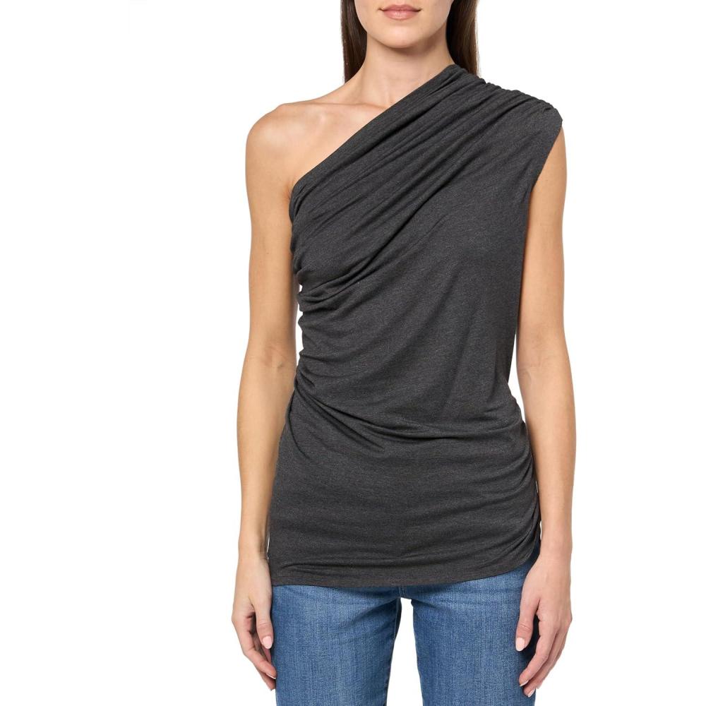 image:imageNorma Kamali Womens Lazy Diana TopDark Grey