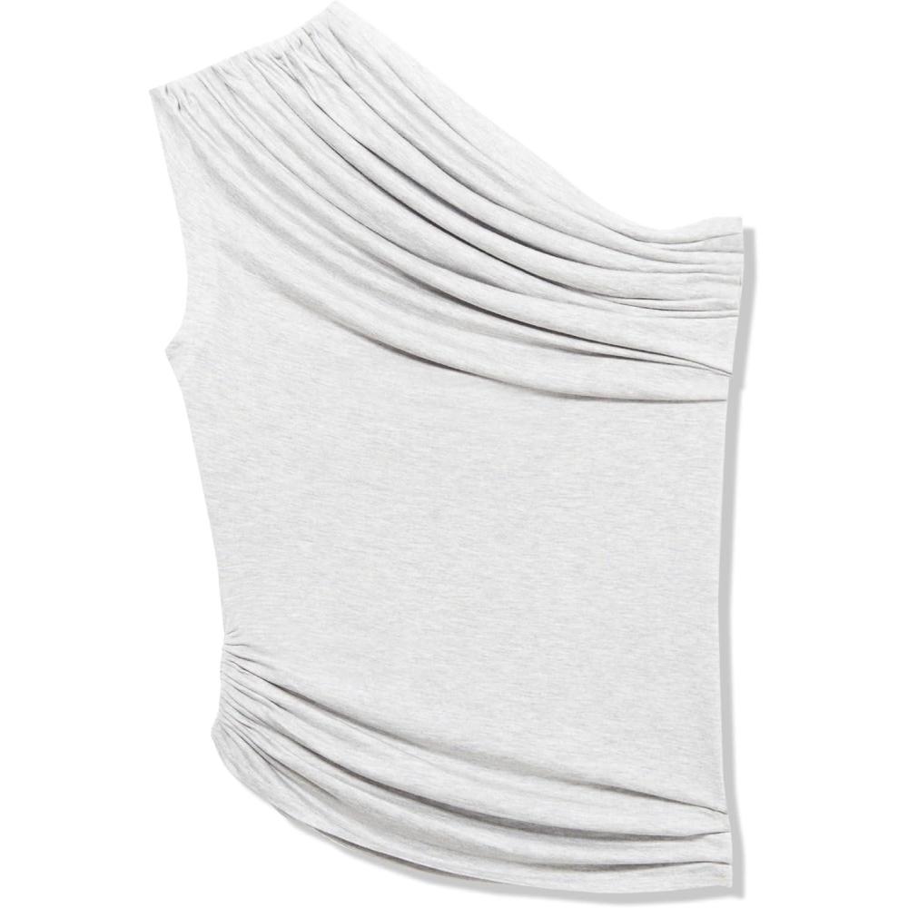 image:imageNorma Kamali Womens Lazy Diana TopLight Grey