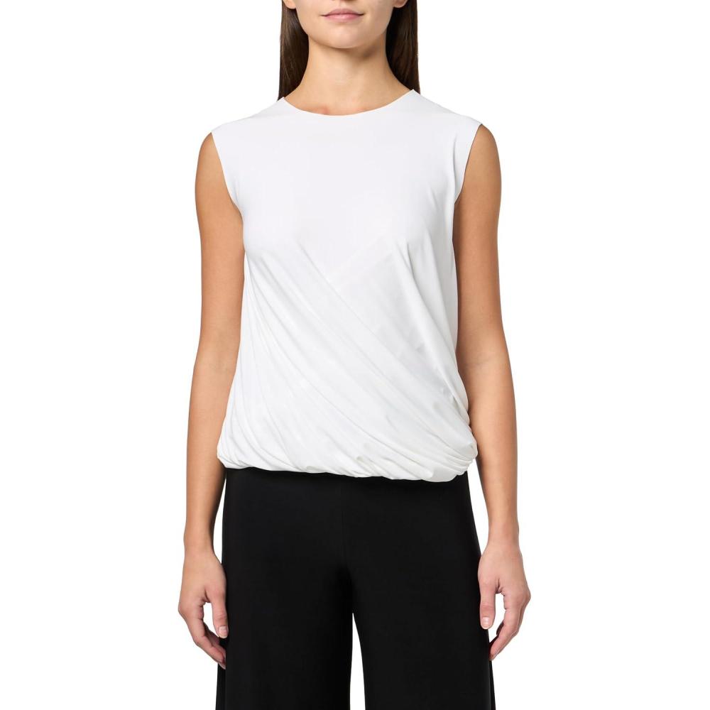 image:imageNorma Kamali Womens Sleeveless Twist TopSnow White