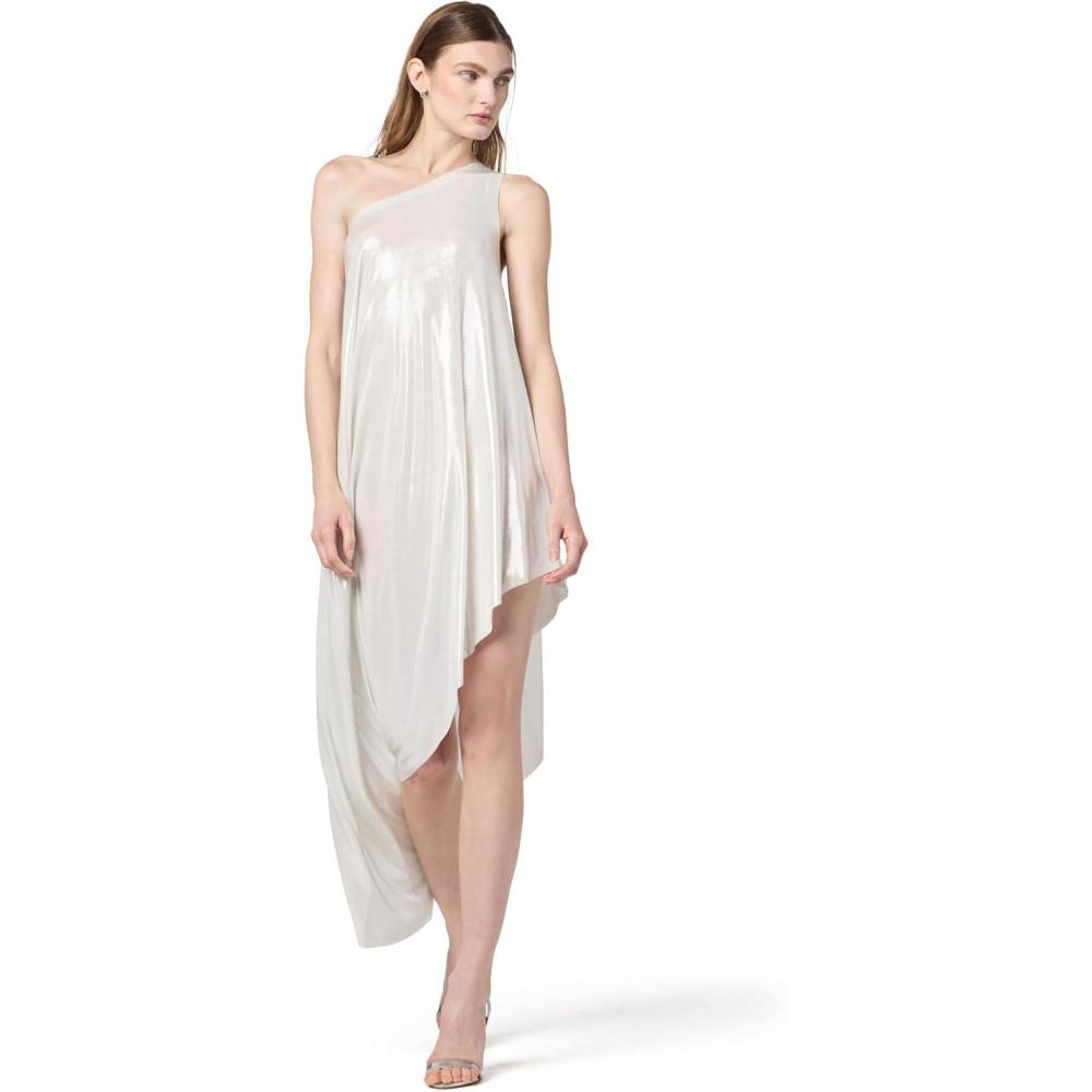 image:imageNorma Kamali womens One Shoulder Diagonal TunicPearl