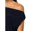 Norma Kamali Women’s Drop Shoulder Top (24)(Midnight)