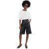 Norma Kamali Women’s Short Sleeve Boxy Top(Snow White)