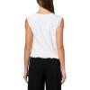 Norma Kamali Women’s Sleeveless Twist Top(Snow White)
