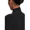 Norma Kamali Women’s Slim Fit Short Sleeve Turtle Top (24)(Midnight)
