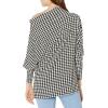 Norma Kamali womens Shirt(Large Check)