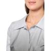Norma Kamali womens Super Oversized Boyfriend Nk Shirt Bodysuit(Black/Grey Ombre)