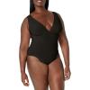 Norma Kamali womens Tara Bodysuit(Black)