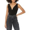 Norma Kamali womens Tara Bodysuit(Black)