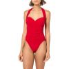 Norma Kamali Women’s Cayla Bodysuit(Tiger Red)