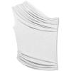 Norma Kamali Women’s Lazy Diana Top(Light Grey)