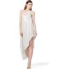 Norma Kamali womens One Shoulder Diagonal Tunic(Pearl)