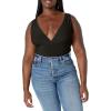 Norma Kamali womens Tara Bodysuit(Black)