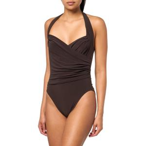 Norma Kamali Women’s Cayla Bodysuit(Chocolate)