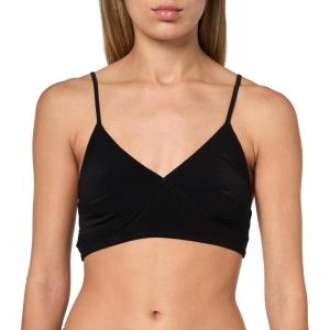 Norma Kamali Women’s Cropped Slip Bra(Black)