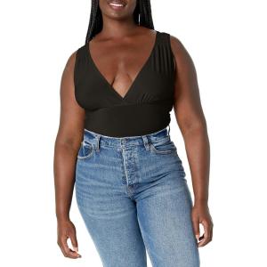 Norma Kamali womens Tara Bodysuit(Black)