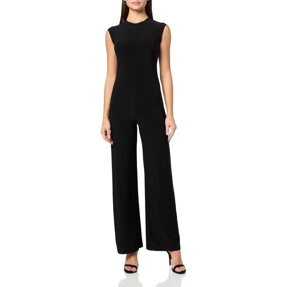 image:imageNorma Kamali Womens SLEEVELESS JUMPSUITBlack