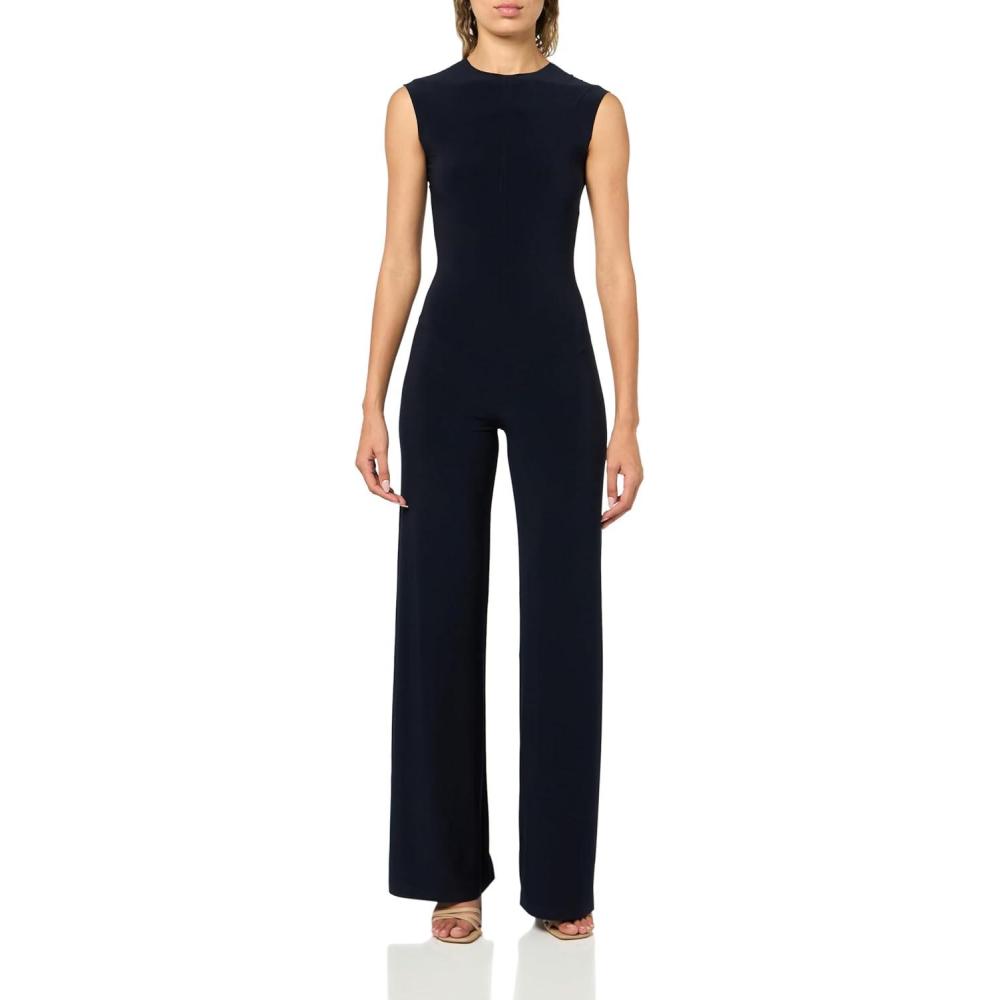image:imageNorma Kamali womens Sleeveless Jumpsuit 24Midnight