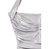 Norma Kamali Womens Bill Mio(Silver)