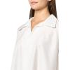 Norma Kamali Womens Super Oversized Nk Shirt Dress Above Knee Open(Snow White)